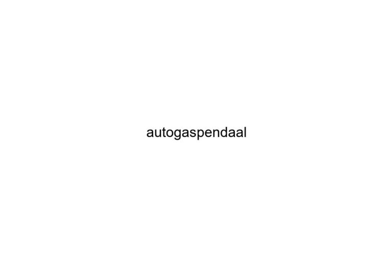 autogaspendaal