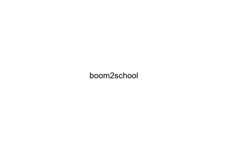 boom2school