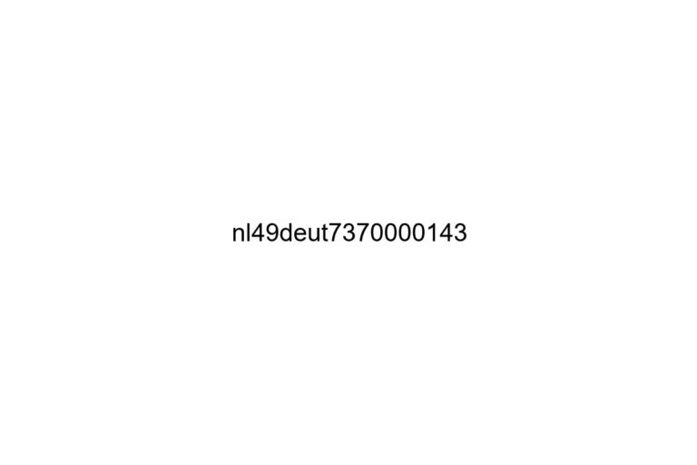 nl49deut7370000143