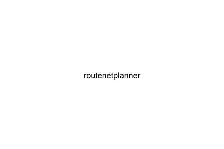 routenetplanner