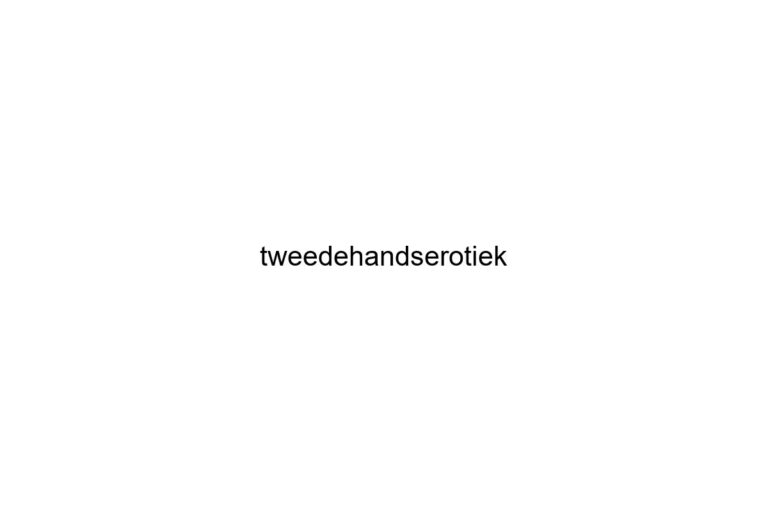 tweedehandserotiek