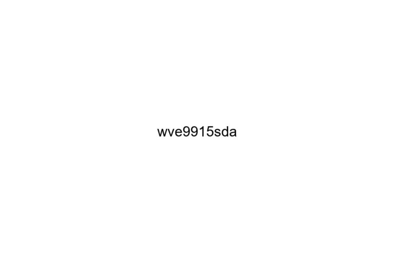 wve9915sda