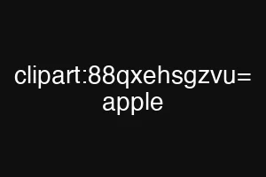 clipart:88qxehsgzvu= apple