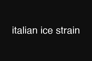 italian ice strain