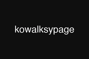 kowalksypage